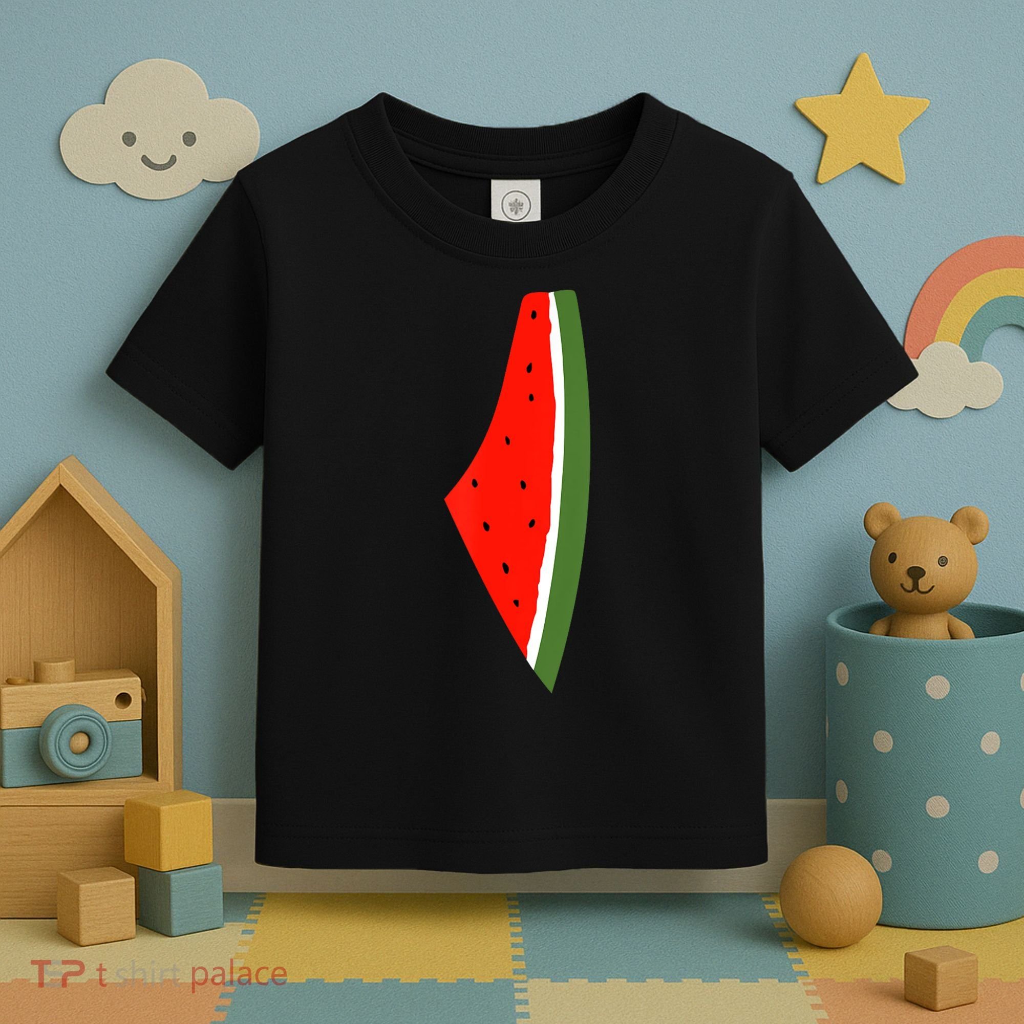 Palestine Freedom Watermelon Toddler T-Shirt
