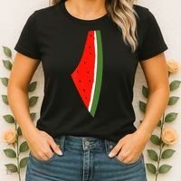 Palestine Freedom Watermelon Women's T-Shirt thumb 2