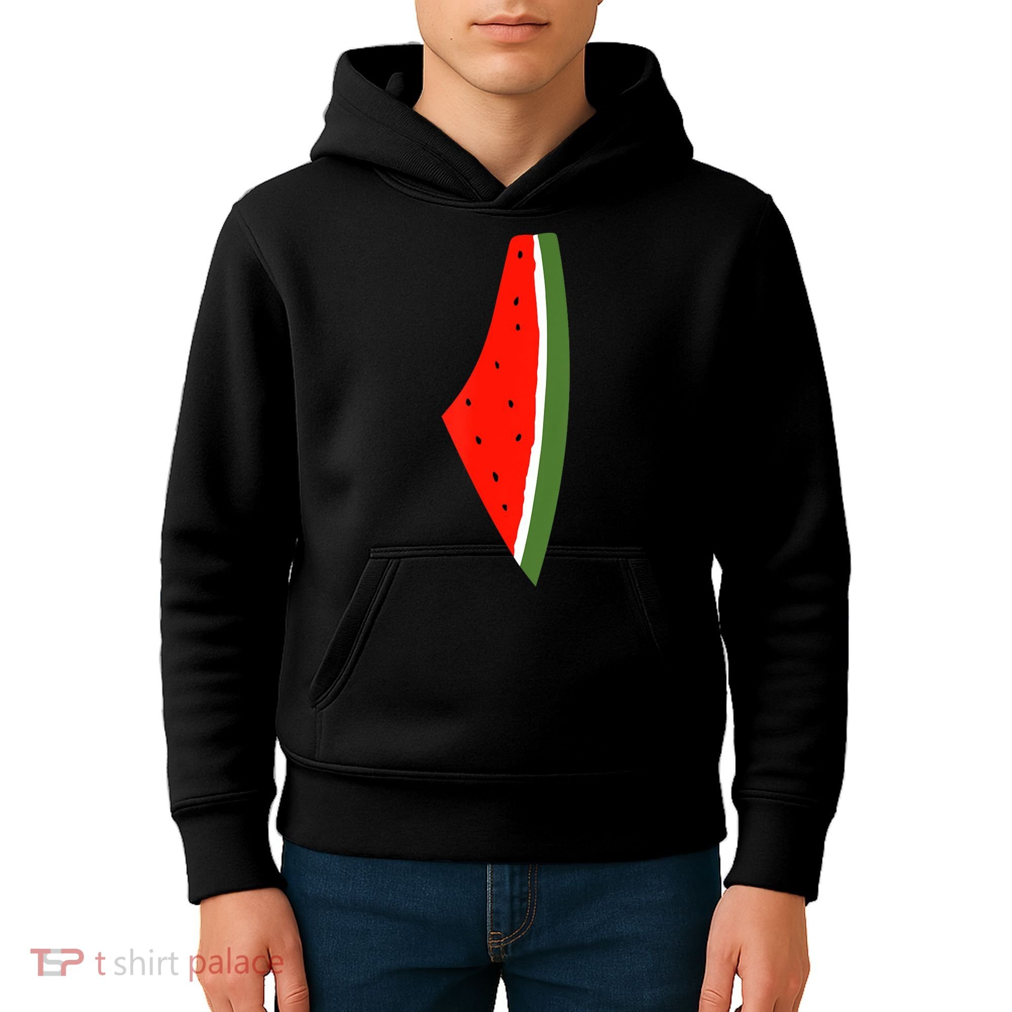 Palestine Freedom Watermelon Kids Hoodie