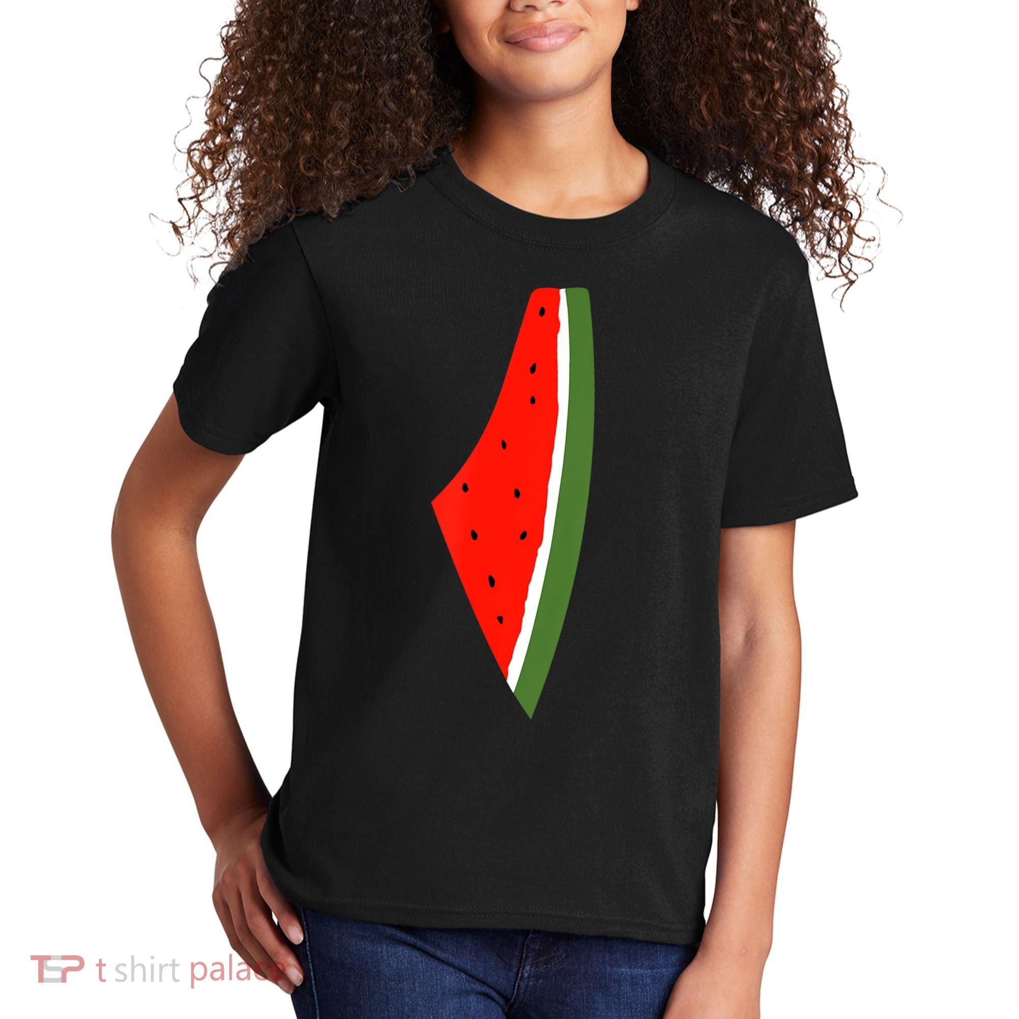 Palestine Freedom Watermelon Kids T-Shirt