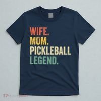 Pickleball Funny Wife Mom Legend Vintage Mother's Day T-Shirt thumb 5