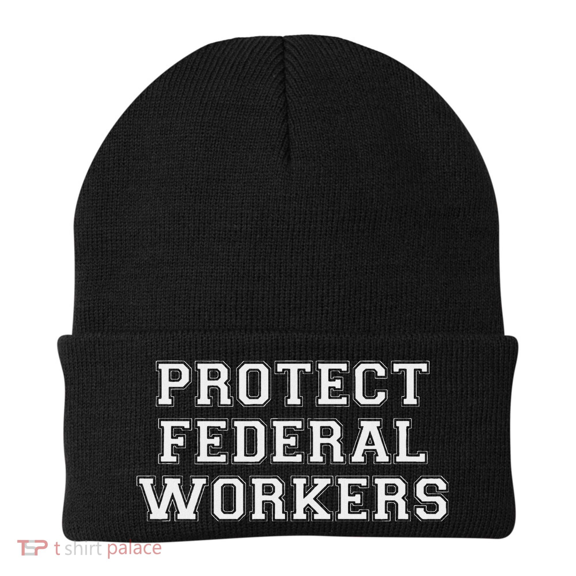 Protect Federal Workers Defend Public Service And Democracy Beanie