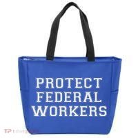 Protect Federal Workers Defend Public Service And Democracy Tote Bag thumb 0