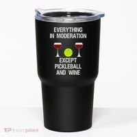 Pickleball Funny Wine Tumbler thumb 0