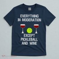 Pickleball Funny Wine T-Shirt thumb 5