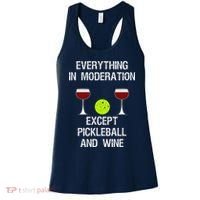 Pickleball Funny Wine Women's Tank Top thumb 0