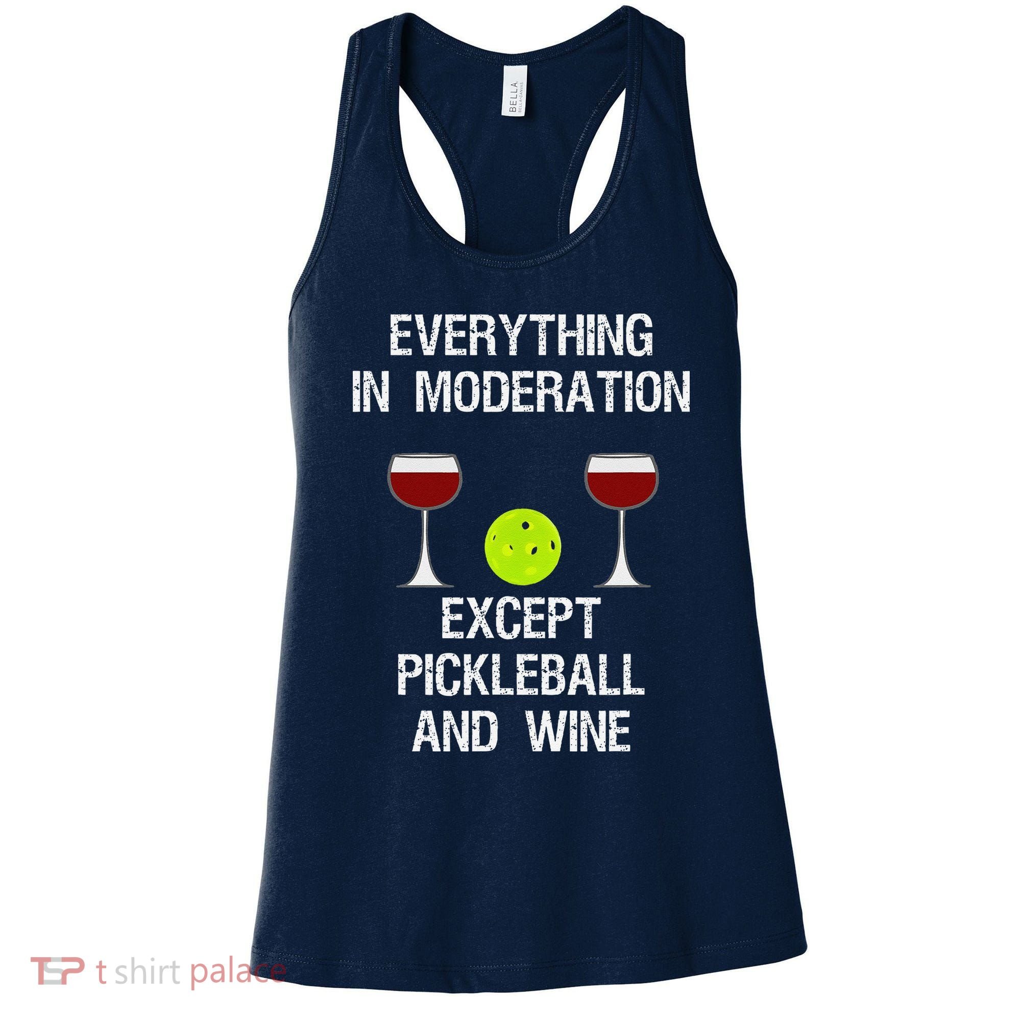 Pickleball Funny Wine Women's Tank Top