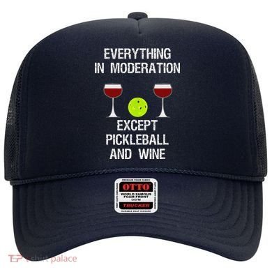 Pickleball Funny Wine Hat