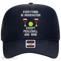 Pickleball Funny Wine Hat thumb 0