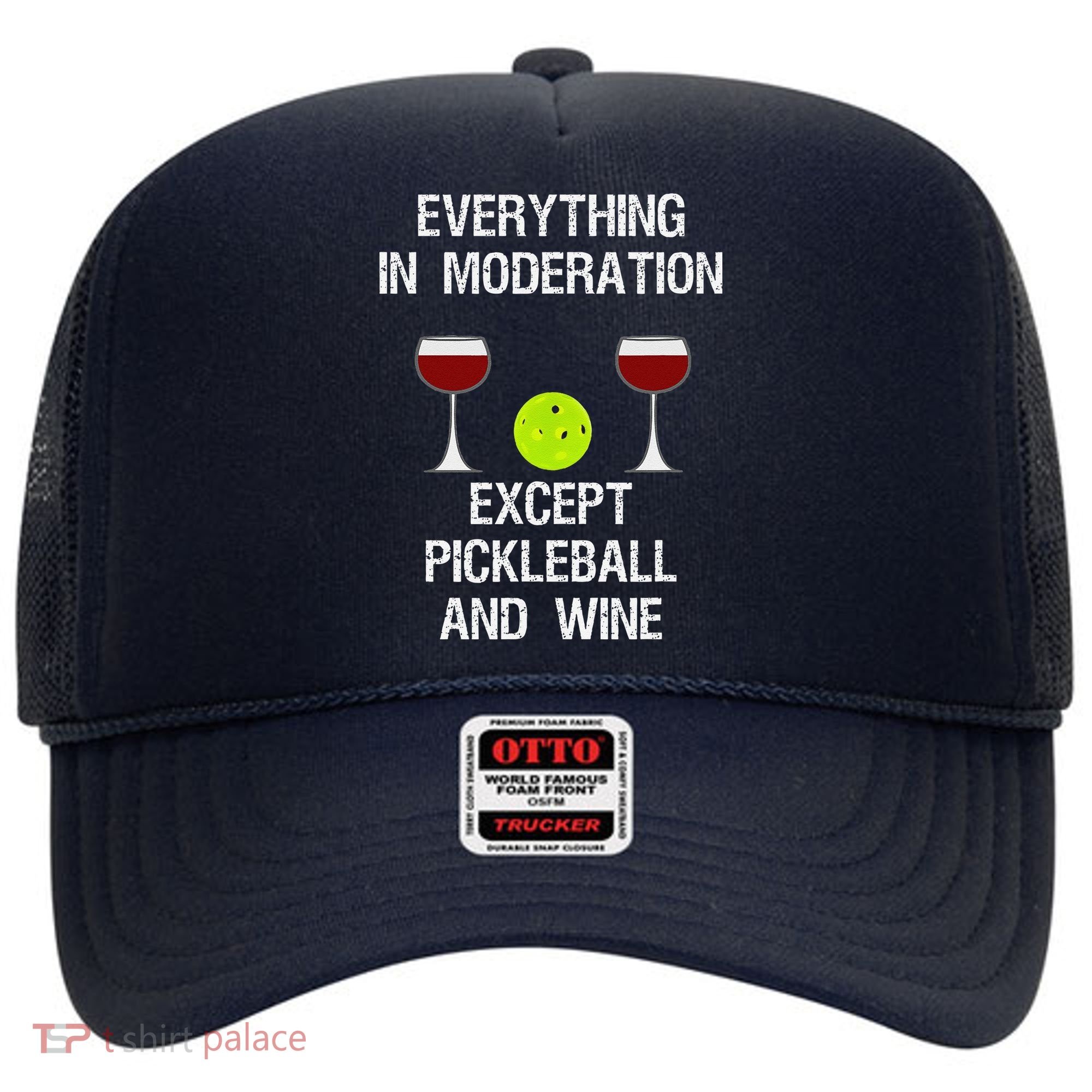 Pickleball Funny Wine Hat