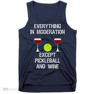 Pickleball Funny Wine Tank Top