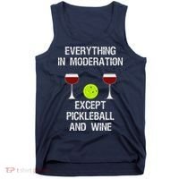 Pickleball Funny Wine Tank Top thumb 0