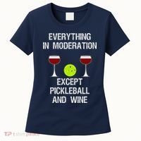 Pickleball Funny Wine Women's T-Shirt thumb 0