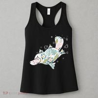 Platypus Floral Zookeeper Animal Lover Marine Biologist Women's Tank Top thumb 3