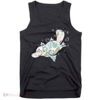 Platypus Floral Zookeeper Animal Lover Marine Biologist Tank Top thumb 0