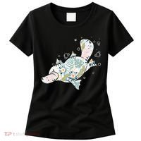 Platypus Floral Zookeeper Animal Lover Marine Biologist Women's T-Shirt thumb 0