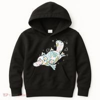 Platypus Floral Zookeeper Animal Lover Marine Biologist Kids Hoodie thumb 0