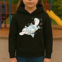 Platypus Floral Zookeeper Animal Lover Marine Biologist Kids Hoodie thumb 3