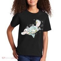 Platypus Floral Zookeeper Animal Lover Marine Biologist Kids T-Shirt thumb 2