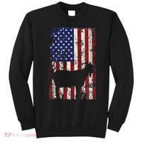 Patriotic Goat 4th of July American Flag Sweatshirt thumb 0