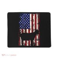 Patriotic Goat 4th of July American Flag Mousepad thumb 0