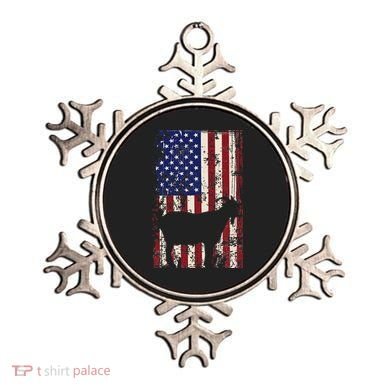 Patriotic Goat 4th of July American Flag Ornament