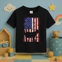 Patriotic Goat 4th of July American Flag Toddler T-Shirt thumb 3