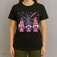 Patriotic Gnomes 4th Of July Usa Women T-Shirt thumb 4