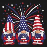 Patriotic Gnomes 4th Of July Usa Women Women's Tank Top thumb 5