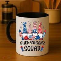 Patriotic Gnomes 4th Of July Funny Shenanigans Squad Coffee Mug thumb 4