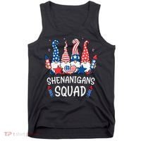 Patriotic Gnomes 4th Of July Funny Shenanigans Squad Tank Top thumb 0