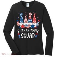 Patriotic Gnomes 4th Of July Funny Shenanigans Squad Women's Long Sleeve Shirt thumb 0