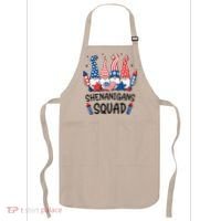 Patriotic Gnomes 4th Of July Funny Shenanigans Squad Apron thumb 0