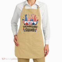Patriotic Gnomes 4th Of July Funny Shenanigans Squad Apron thumb 2