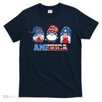 Patriotic Gnomes 4th Of July Funny Gnome Love American Flag T-Shirt thumb 0