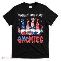 Patriotic Gnome 4th Of July Funny Hangin With My Gnomies T-Shirt thumb 0