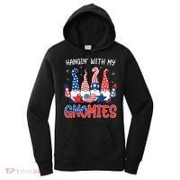 Patriotic Gnome 4th Of July Funny Hangin With My Gnomies Women's Hoodie thumb 0