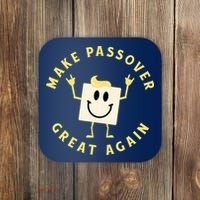 Passover Great Again Funny Matzah Jewish Coaster thumb 0