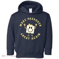 Passover Great Again Funny Matzah Jewish Toddler Hoodie thumb 0