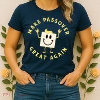 Passover Great Again Funny Matzah Jewish Women's T-Shirt thumb 2