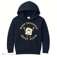 Passover Great Again Funny Matzah Jewish Kids Hoodie thumb 0