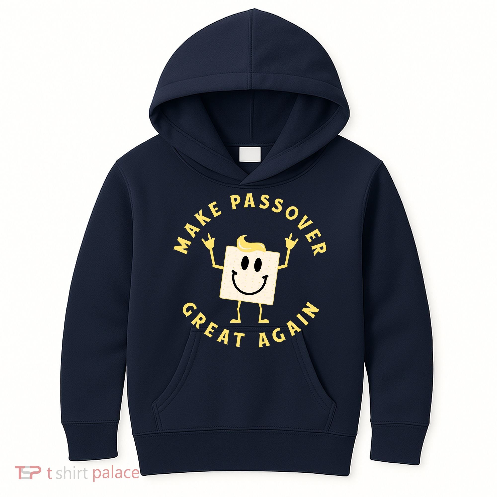 Passover Great Again Funny Matzah Jewish Kids Hoodie