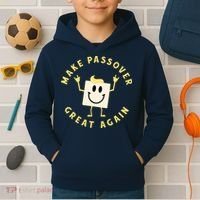 Passover Great Again Funny Matzah Jewish Kids Hoodie thumb 2
