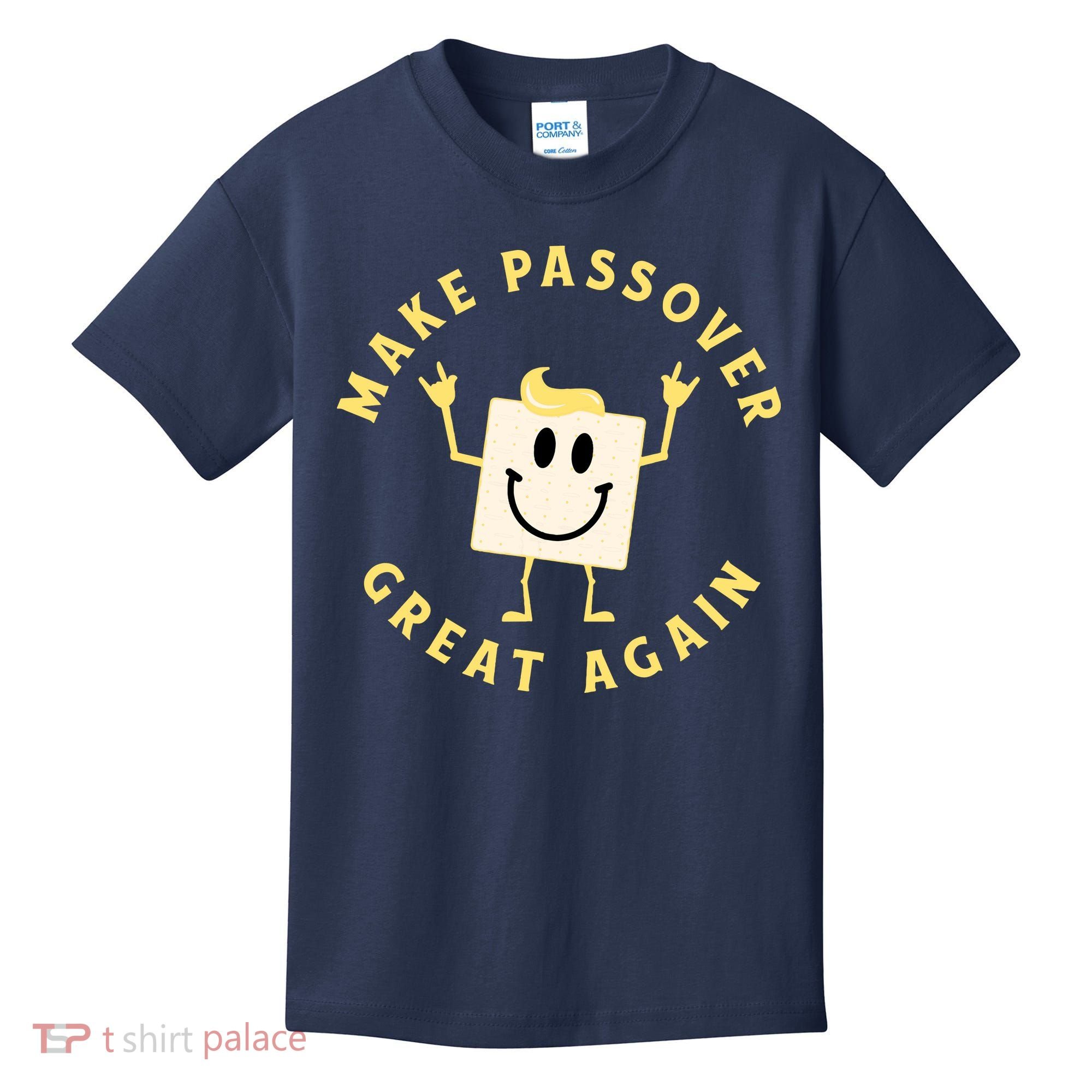 Passover Great Again Funny Matzah Jewish Kids T-Shirt