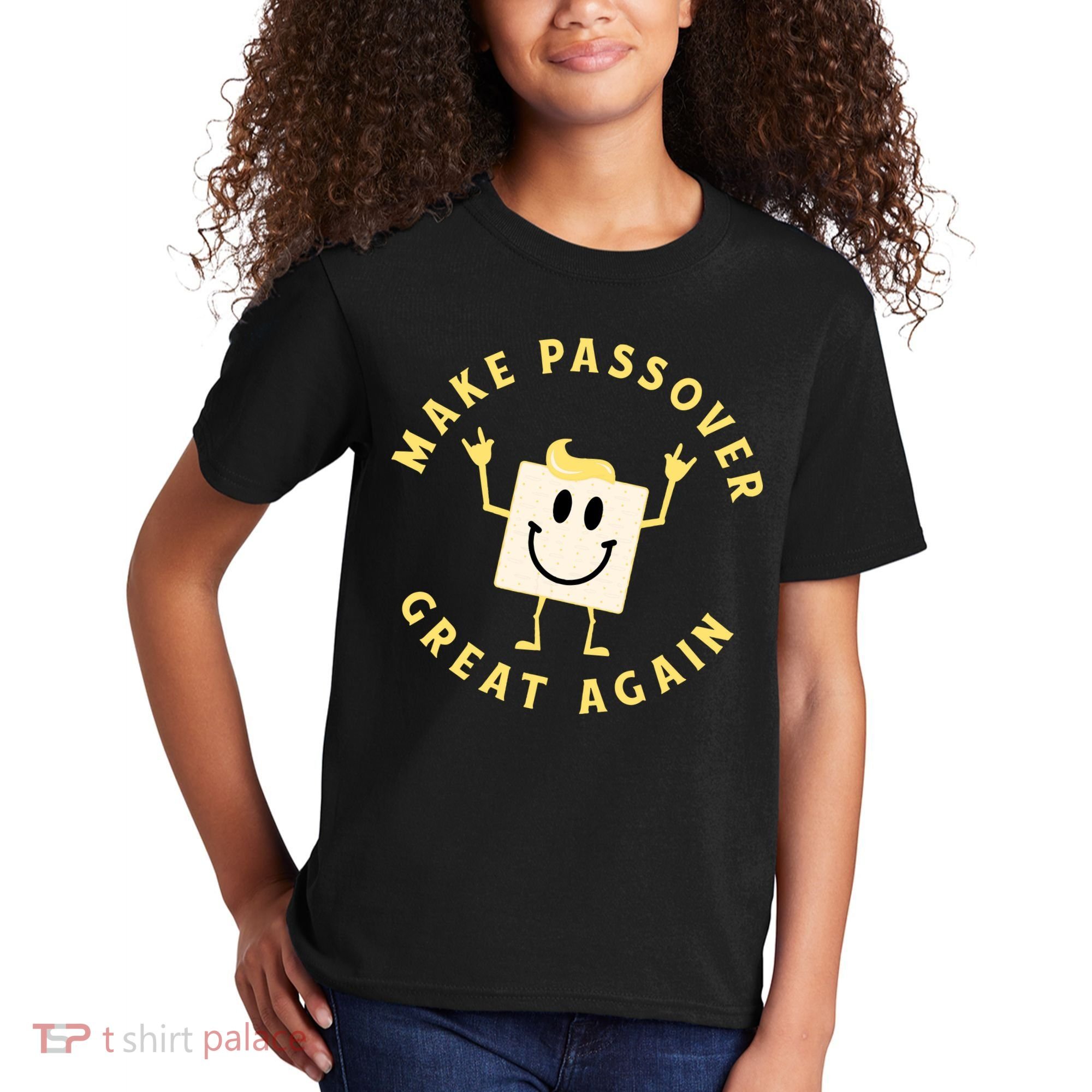 Passover Great Again Funny Matzah Jewish Kids T-Shirt