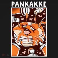 Pankakke Graphic Anime Funny Naughty Foodie Pun Pankakke T-Shirt thumb 7