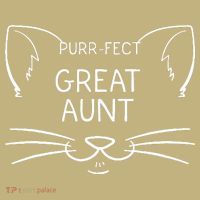 Purrfect Great Aunt Funny Cat Lover Greatauntie Kitty Owner Polo thumb 2