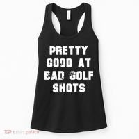 Pretty Good At Bad Golf Shots Women's Tank Top thumb 0