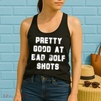 Pretty Good At Bad Golf Shots Women's Tank Top thumb 2