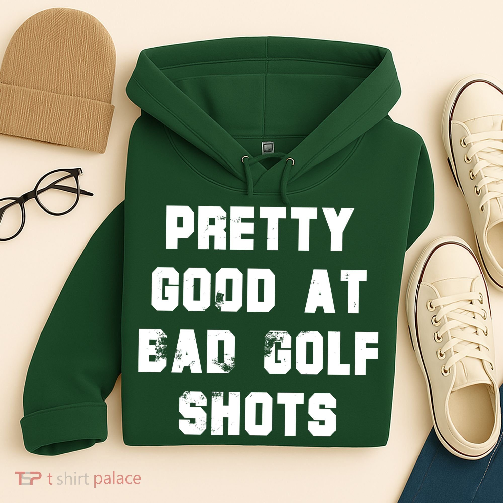 Pretty Good At Bad Golf Shots Hoodie